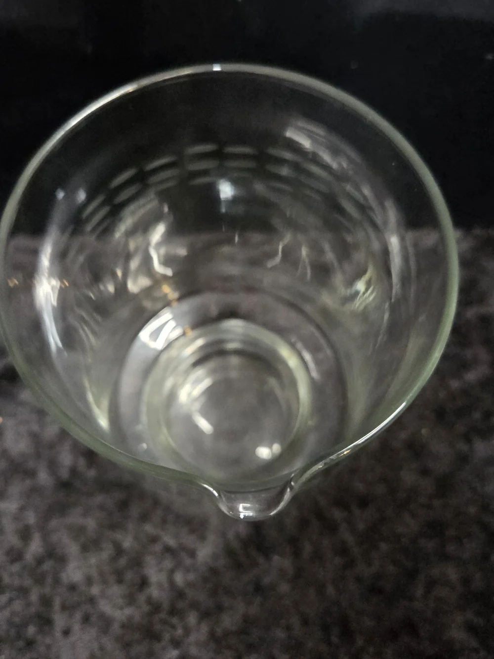 Princess House Clear Glass Pitcher and 6 Tumbler Set - Clear